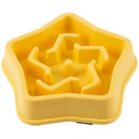 Dishes for dogs WahoPet slow feeder bowl-maze (yellow) (2700000021149)