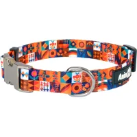 Collar for animals AnimAll HL-C-T001A L-2 2.5x40-65 cm abstraction (2000981199166)