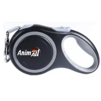 Leash for dogs AnimAll M up to 25 kg 5 m (gray-black) (2000981099220)