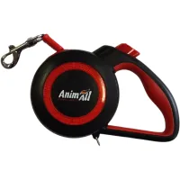 Leash for dogs AnimAll Reflector MS7110-5M L up to 50 kg 5 m (red-black) (4820224500539)