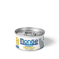 Canned food for cats Monge Cat Monoprotein chicken meat flakes 80 g (8009470007160)