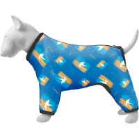 Rain coat for animals Collar WAUDOG Clothes Flag L50 B 70-74 cm, C 47-50 cm (5351-0229)