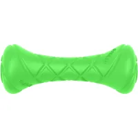Dog toy Collar PitchDog dumbbell for fetch 19 cm light green (62395)