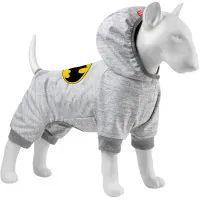 Jumpsuit for animals Collar WAUDOG Clothes "Batman logo" softshell L50 B 65-72 cm, C 42-48 cm (311-2001)