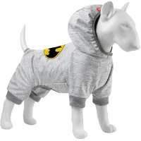 Jumpsuit for animals Collar WAUDOG Clothes "Batman logo" softshell M45 B 53-59 cm, C 38-42 cm (309-2001)