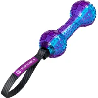 Dog toy GiGwi Push to mute Dumbbell with turn-off beep 18 cm (75332)