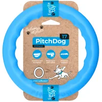 Dog toy Collar PitchDog Fetch ring 17 cm blue (62362)