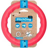 Dog toy Collar PitchDog Fetch ring 17 cm pink (62367)