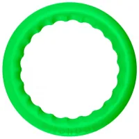 Dog toy Collar PitchDog Fetch ring 28 cm light green (62385)