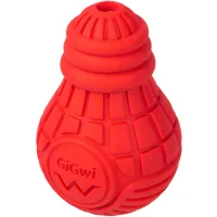Toy for dogs GiGwi Bulb Rubber Light bulb rubber M red (2337)