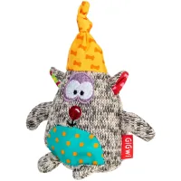Dog toy GiGwi Plush Bear with squeaker 10 cm (75044)