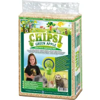 Filler for rodents Chipsi Green Apple Wooden absorbent 3.2 kg (60 l) (4002973000823)
