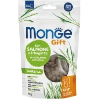 Treats for cats Monge Gift Cat Hairball salmon and catnip 60 g (8009470085038)