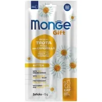 Treats for cats Monge Gift Cat Kitten trout with chamomile 15 g (8009470085243)