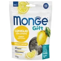 Treats for dogs Monge Gift Dog Immunity support rabbit with lemon 150 g (8009470085700)