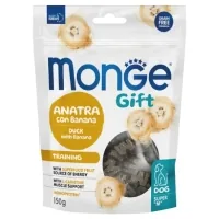 Treats for dogs Monge Gift Dog Training duck with banana 150 g (8009470085748)
