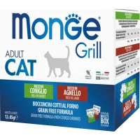 Wet food for cats Monge Cat grill mix with rabbit and lamb 1.02 kg (8009470017534)