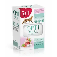 Wet food for cats Optimeal with lamb and vegetables in jelly 4x85 g (4820083907470)