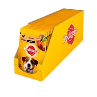 Вологий корм для собак Pedigree Курка та овочі в соусі 100 г (5900951017322)