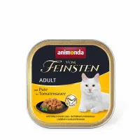 Вологий корм для кішок Animonda Vom Feinsten Adult with Turkey in Tomato sauce 100 г (4017721833608)