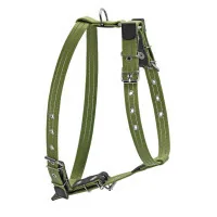 Dog harness Collar for medium dogs 47-72 cm green (0637)