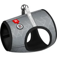 Dog harness WAUDOG Clothes with QR-passport S1 gray (2930)