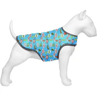 WAUDOG Clothes "Justice League in Blue" Animal Jacket M (504-4002)
