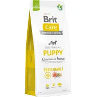 Сухий корм для собак Brit Care Dog Sustainable Puppy з куркою та комахами 12 кг (8595602558629)