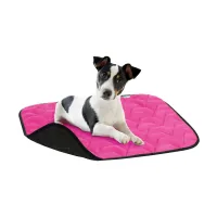 Pet mat Airy Vest S 55x40 cm pink-black (0076)