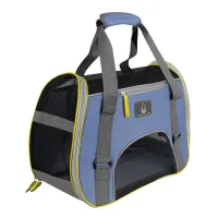 Carrier for animals Collar 43x20x33 cm up to 6 kg Gray (9980)