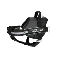 Harness for dogs Dog Extreme Police N5 with flashlight 85-115 cm black (07131)