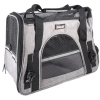 Animal carrier AnimAll HJ-8003 soft 48x25x33 cm gray (2000981206253)