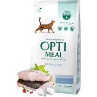 Dry food for cats Optimeal with a high content of cod 1.5 kg (4820215369657)