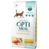 Dry food for cats Optimeal chicken 1.5 kg (4820215369671)