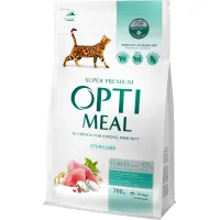 Dry cat food Optimeal for spayed/neutered turkey and oats 700 g (4820215369633)