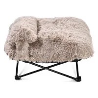 Bed for animals MISOKO&CO Pet bed 54x54x20 cm brown (HANYF109374-M-A1)