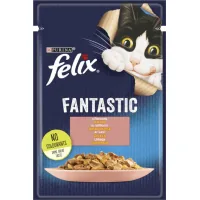 Wet food for cats Purina Felix Fantastic with salmon in jelly 85 g (7613039832912)
