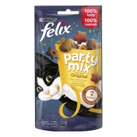 Treats for cats Purina Felix Party Mix Original Mix with chicken, liver and turkey 60 g (7613287631459)
