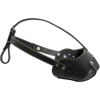 Muzzle for dogs Collar (bull terrier) black (06221)