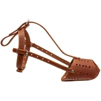 Muzzle for dogs Collar (Doberman) brown (06216)