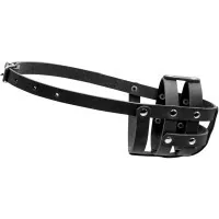 Muzzle for dogs Collar soft #0 (spaniel) black (06331)