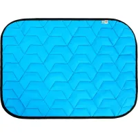 Mat for animals Airy Vest M 80x55 cm blue-black (0081)