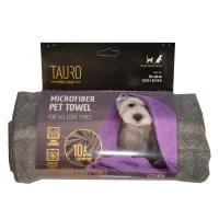 Towel for animals Tauro Pro Line made of microfiber 60x90 cm gray (TPL63396)