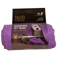 Towel for animals Tauro Pro Line made of microfiber 60x90 cm lilac (TPL63397)