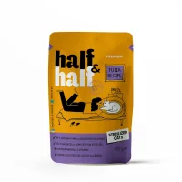 Вологий корм для кішок Half&Half для стерилізованих шматочки з тунцем у соусі 100 г (4820261920888)