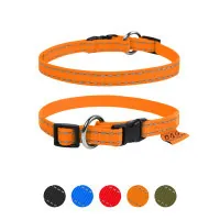 Dog Extreme nylon adjustable collar for animals W 25 mm L 31-49 cm orange (02524)