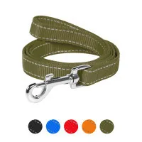 Dog Extreme Nylon Double Leash W 25mm L 122cm Khaki (429931)