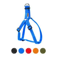 Harness for dogs Dog Extreme made of nylon adjustable W 25 mm H: 60-90 cm blue (06682)