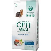 Dry food for dogs Optimeal of miniature breeds with a high content of salmon 1.5 kg (4820269140028)