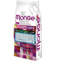 Dry food for cats Monge Cat Bwild Grain Free Sterilized Tuna 10 kg (8009470005197)